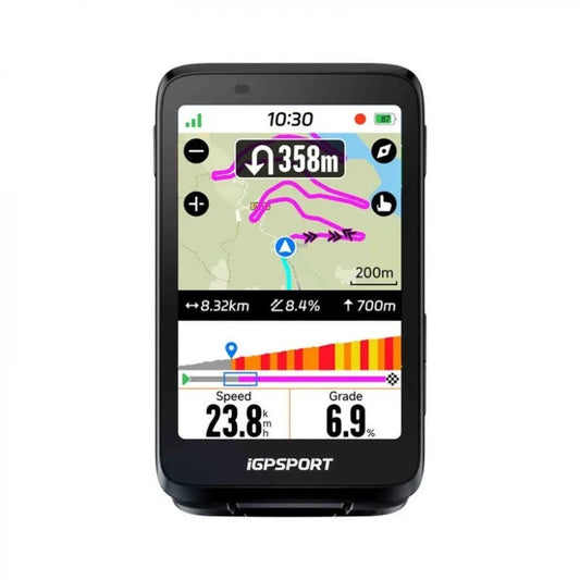 IGP SPORT Smart Bike Computer Binavi BG2 with GPS - Black
