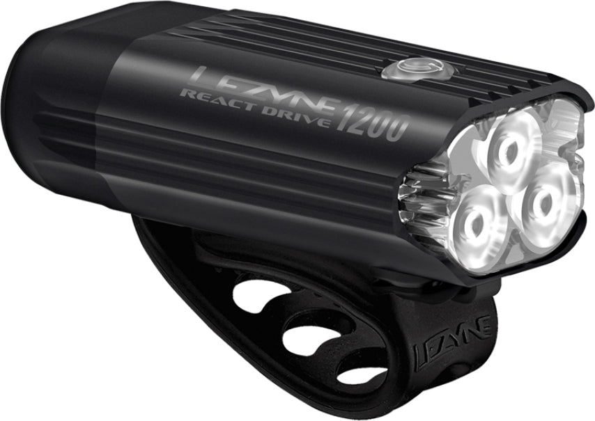 LEZYNE REACT DRIVE 1200 LUMEN RADAR Llum davantera - Negre