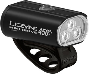 LEZYNE MINI DRIVE 450+ FRONT LIGHT - Black