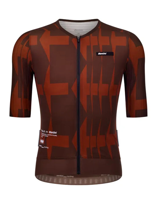 SANTINI Mads Pedersen Momentum Series Unisex Jersey - Chocolate