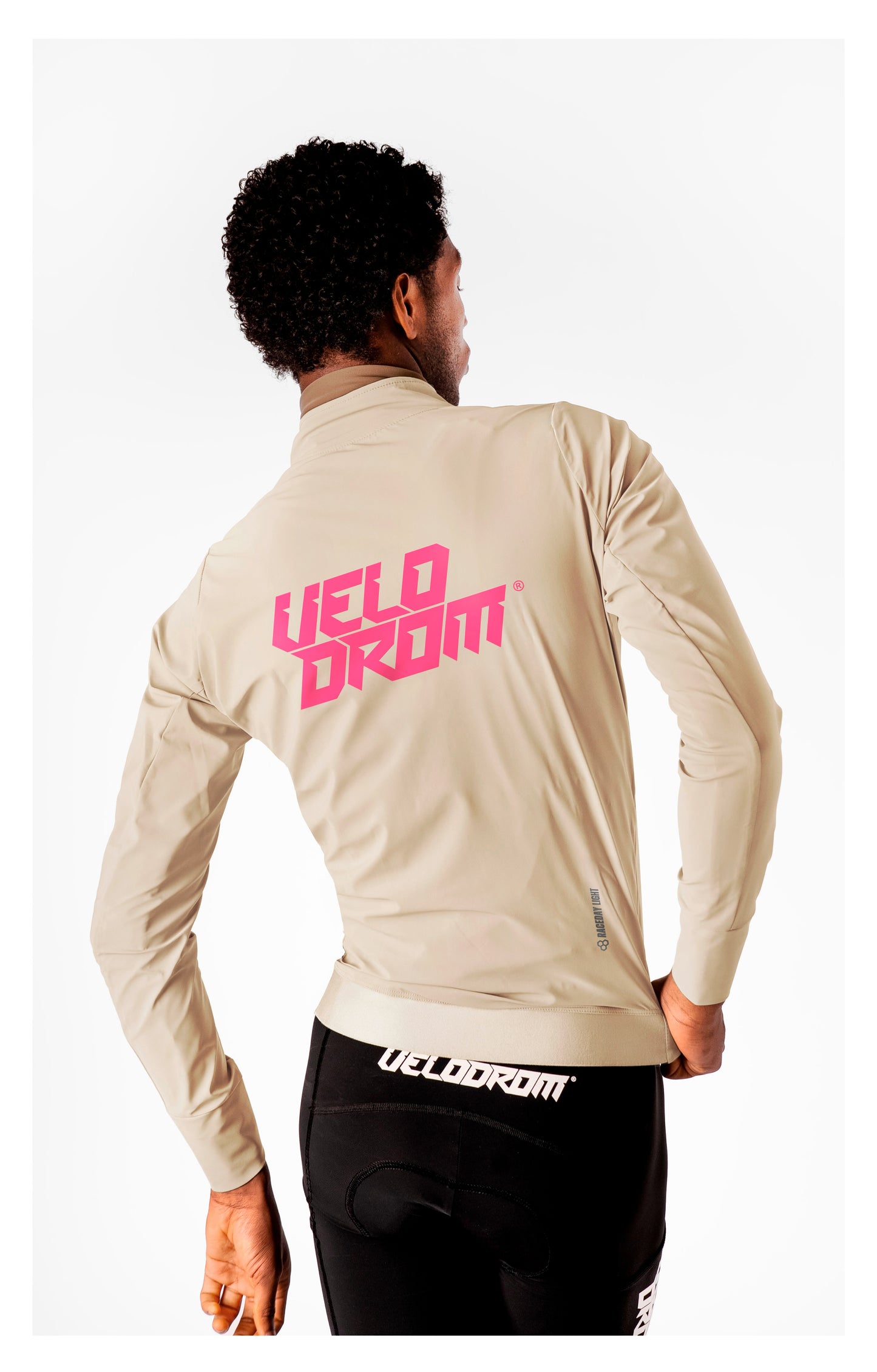 VELODROM RaceDay Light Jacket 3.0  - Beige/Fade Pink