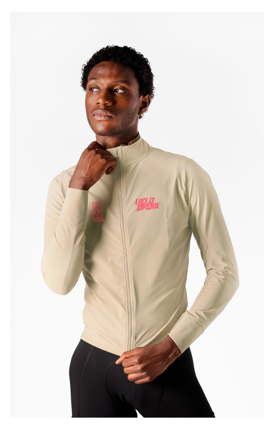 VELODROM RaceDay Light Chaqueta 3.0  - Beige/Fade Pink