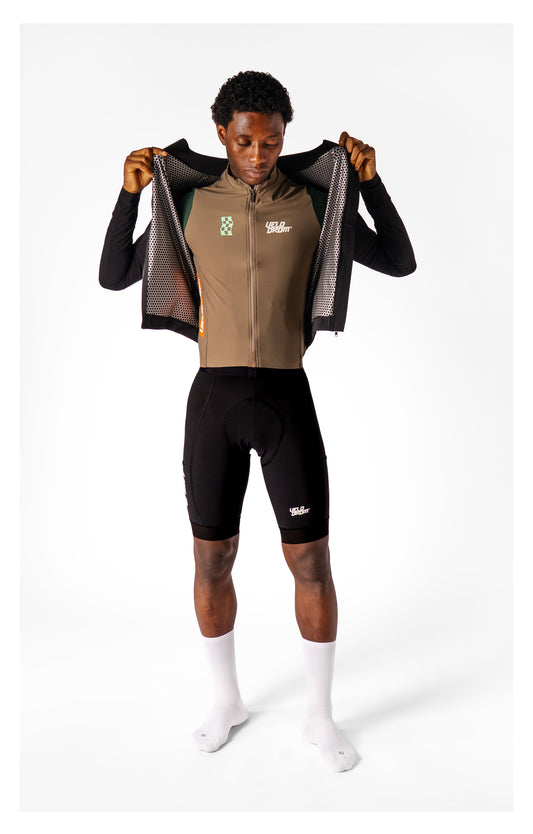 VELODROM RaceDay Light Chaqueta 3.0 - Negro/Blanco