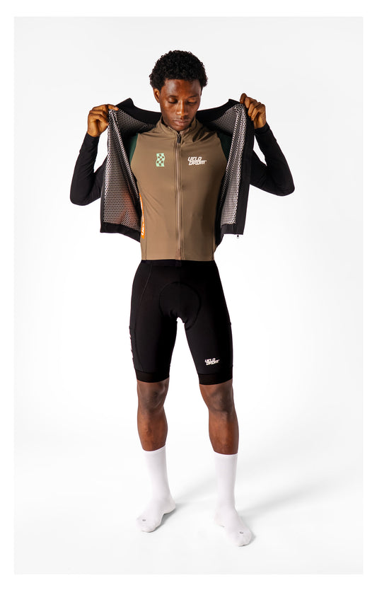 VELODROM RaceDay Light Chaqueta 3.0 - Negro/Fade Pink