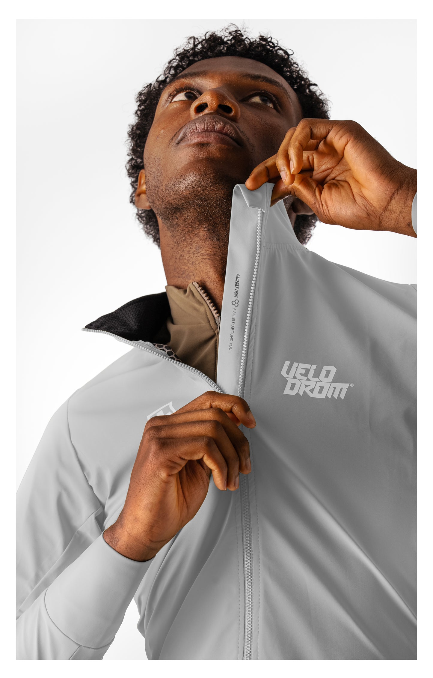 VELODROM RaceDay Light Jakke 3.0 - Fade Grey