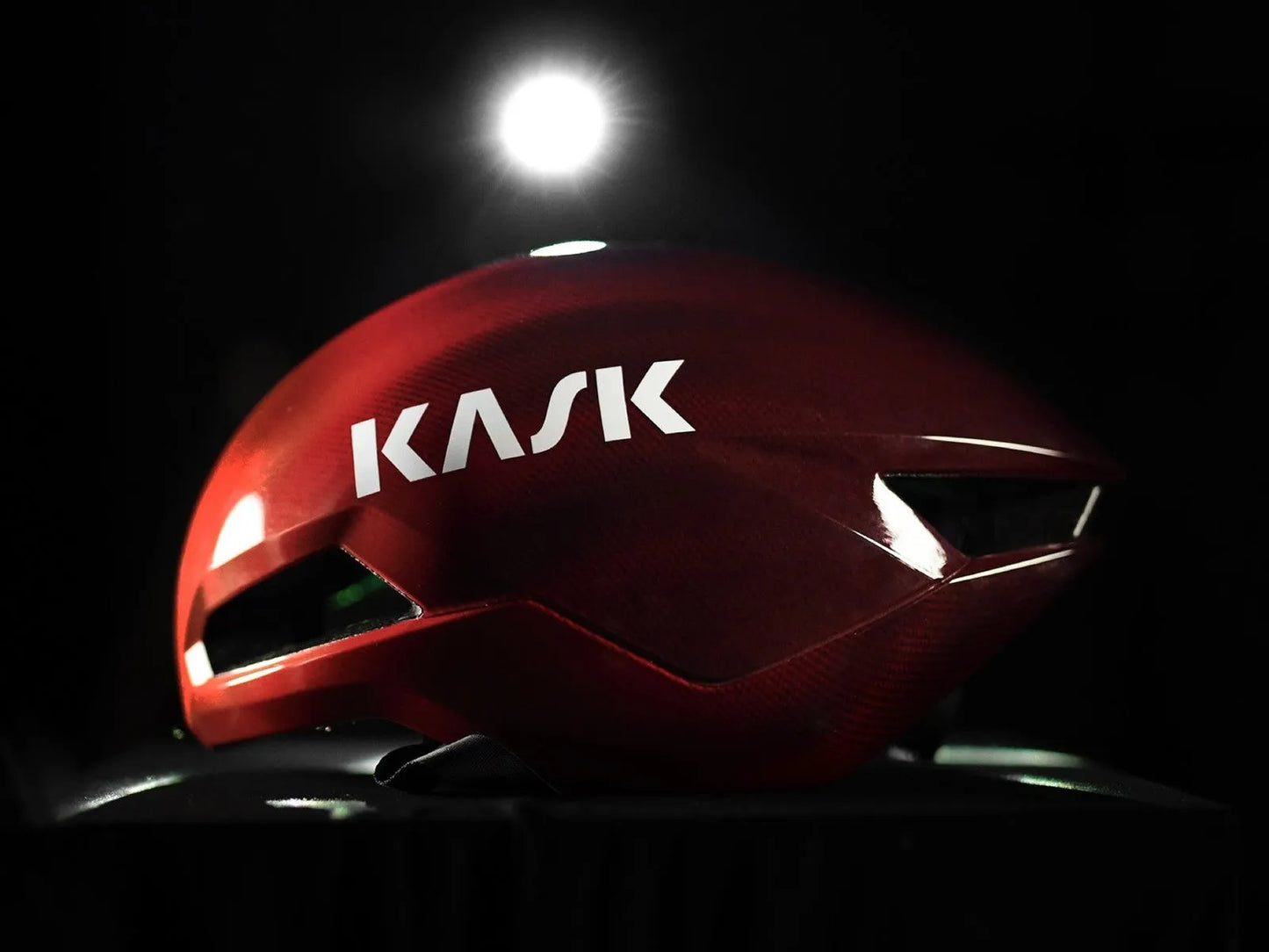 KASK Nirvana Aero Cycling Helmet - Cherry Bust