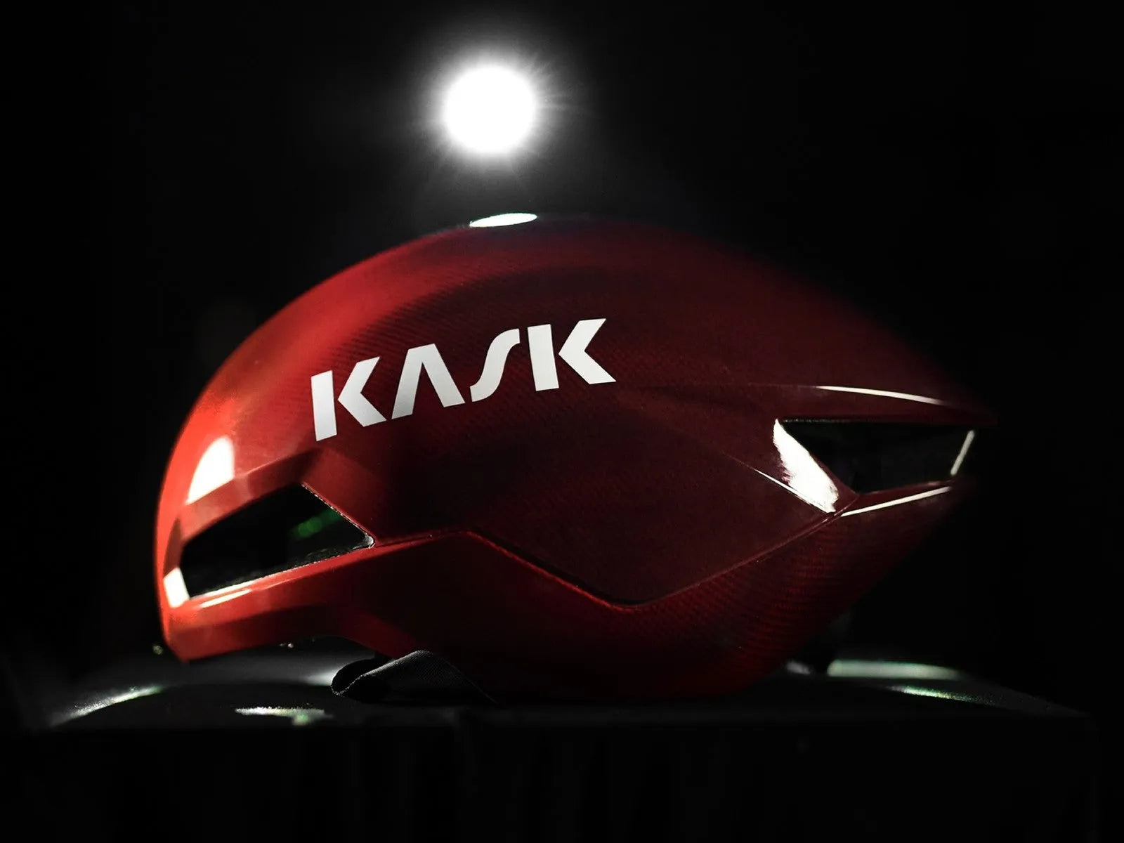 KASK Nirvana Aero Cycling Helmet - Cherry Bust