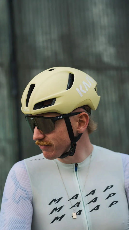KASK Utopia Y Cycling Helmet - Celestial Yellow Matt
