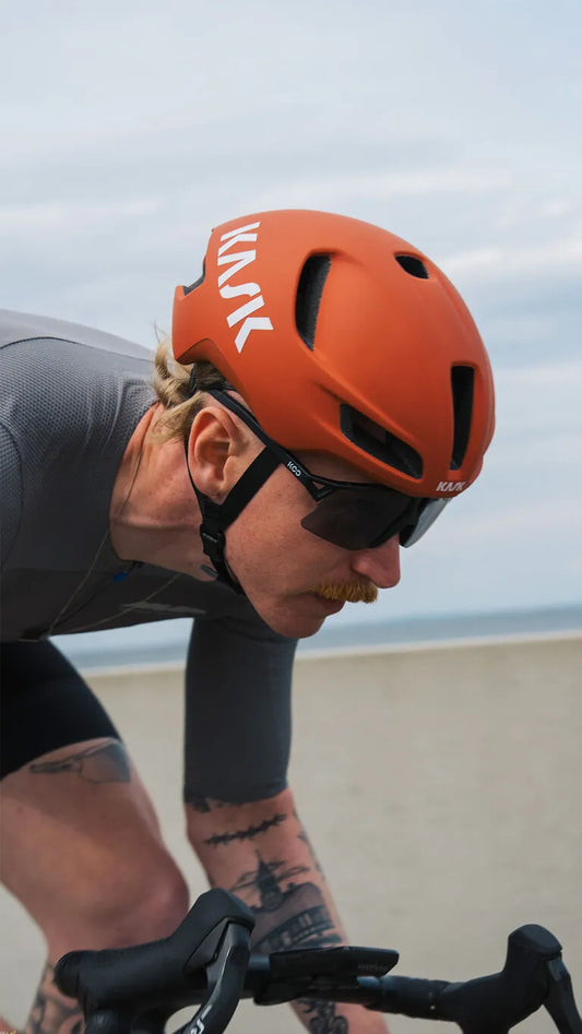 KASK Utopia Y Cycling Helmet - Cognac Matt