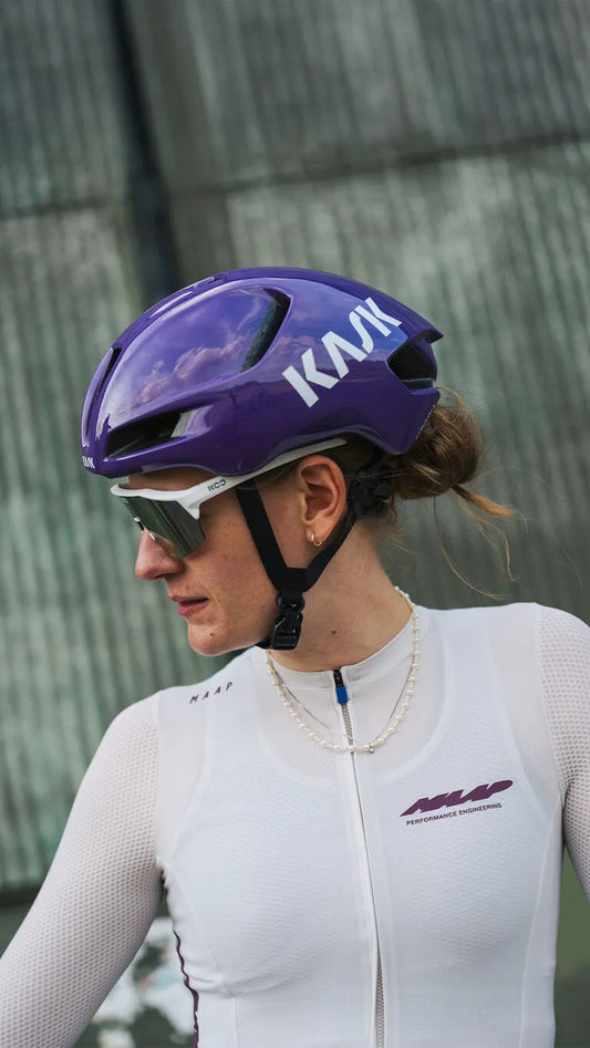 KASK Utopia Y Cycling Helmet - Grape