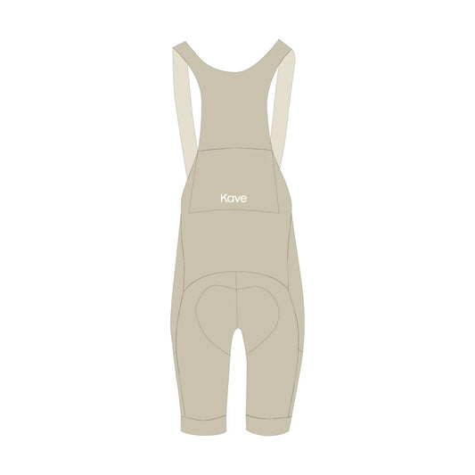 KAVE HOME BY VELODROM Cycling Bibshort - Beige