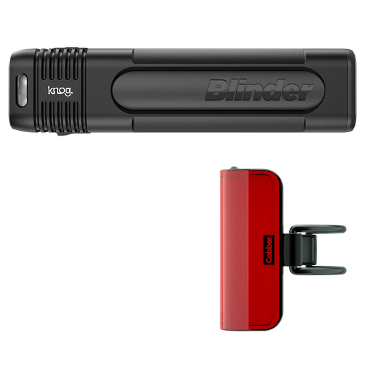 KNOG Blinder 900 & Mid Cobber Rear Light - Black