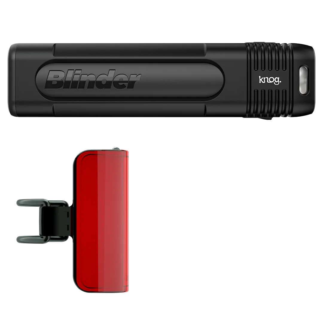 KNOG Blinder 900 & Mid Cobber Rear Light - Black