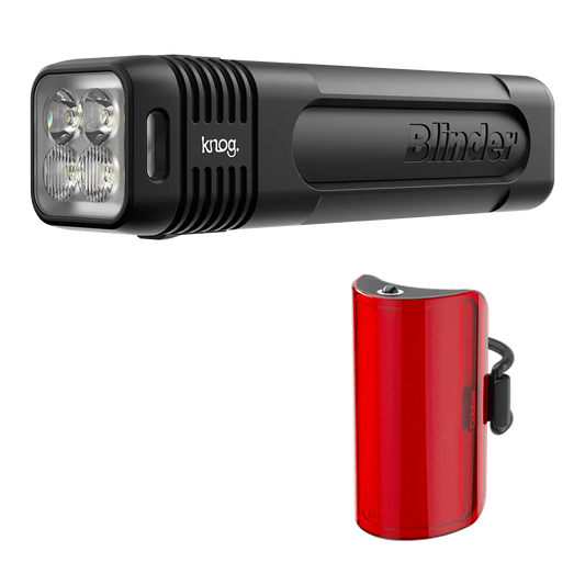 KNOG Blinder 900 & Mid Cobber Rear Light - Black