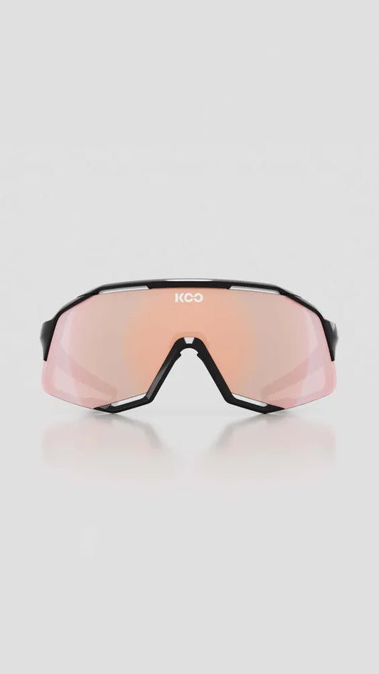 KOO Demos Eyewear Black/Rosé - Rosé Lens