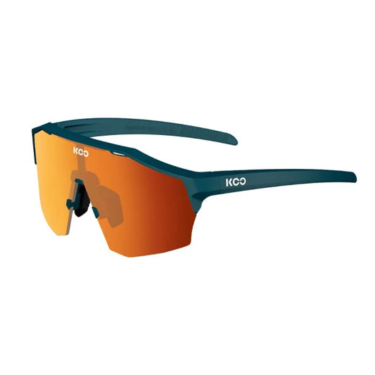 KOO Eyewear Alibi Large - Dark Blue Matt / Red Photochromic