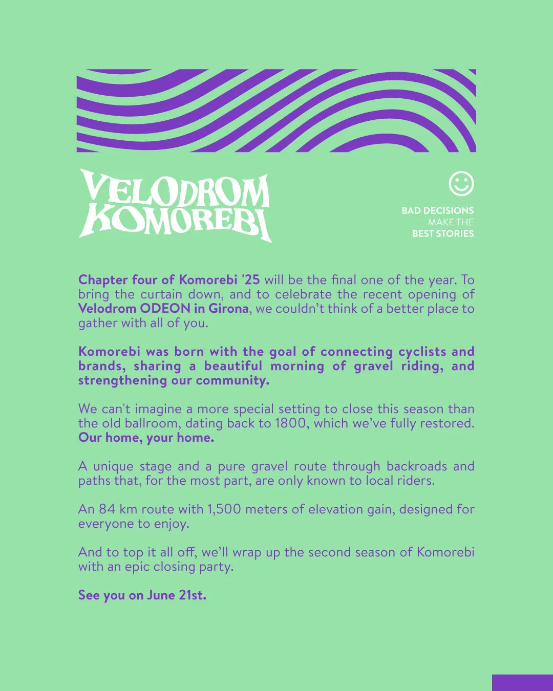 Komorebi Gravel Series 2025 - Stage 4 Velodrom ODEON - 21.06.25