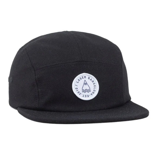 LASER Barceloneta 5 Panel Hat - Black