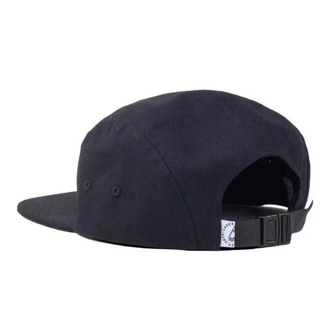 LASER Barceloneta 5 Panel Hat - Black