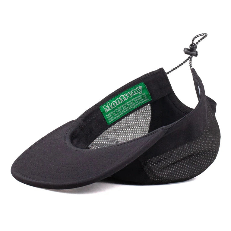 LASER Montseny V2 Tech 5 Panel Hat Cap - Black