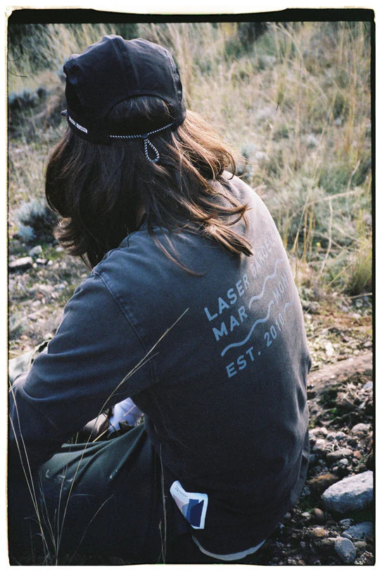 LASER Montseny V2 Tech 5 Panel Hat Cap - Black