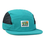 LASER Montseny V2 Tech 5 Panel Hat Cap - Emerald Green