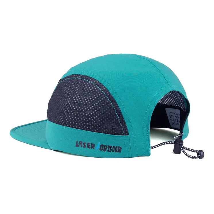 LASER Montseny V2 Tech 5 Panel Hat Cap - Emerald Green