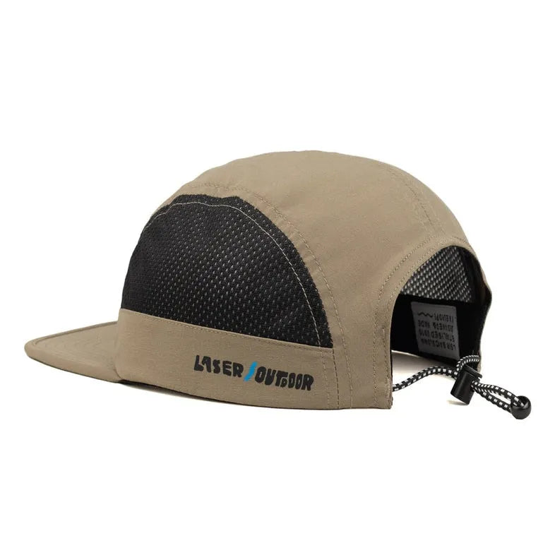 LASER Montseny V2 Tech 5 Panel Hat Cap - Gravel