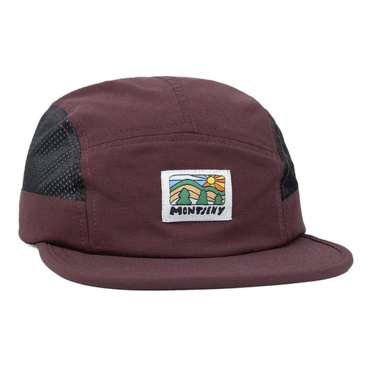 LASER Montseny V2 Tech 5 Panel Hat Cap - Plum