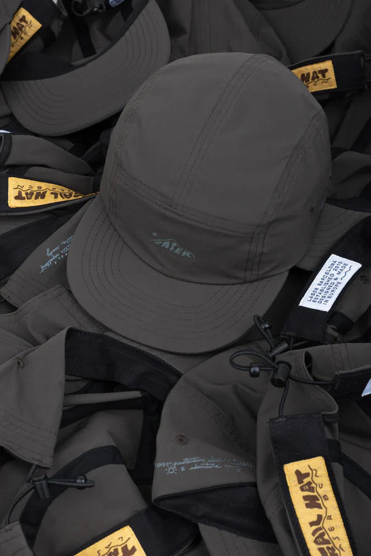 LASER Trail 5 Panel Hat Cap - Mud