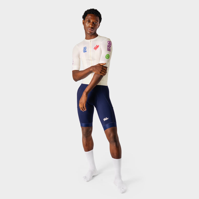 VELODROM Raceday 3.0 Cycling Jersey - Off White Late Drop