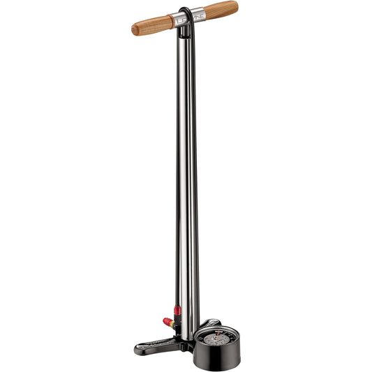 LEZYNE ALLOY FLOOR DRIVE TALL FLOOR PUMP - SILVER/GLOSSY