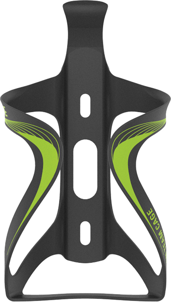 LEZYNE CARBON TEAM WATER BOTTLE CAGE - BLACK/GREEN