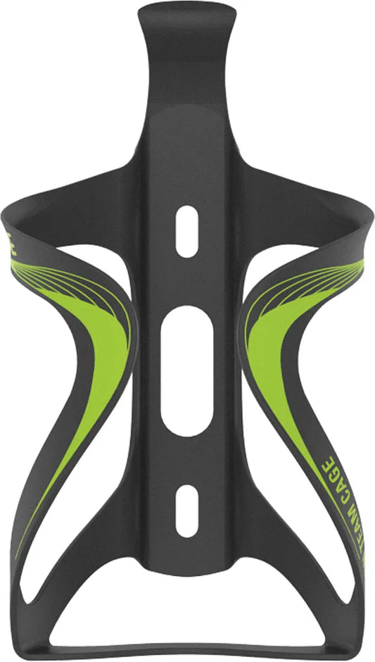 LEZYNE CARBON TEAM WATER BOTTLE CAGE - BLACK/GREEN
