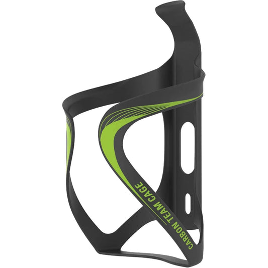 LEZYNE CARBON TEAM WATER BOTTLE CAGE - BLACK/GREEN