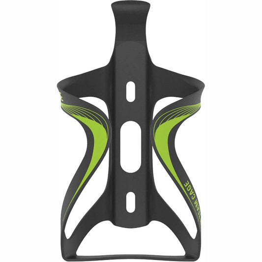 LEZYNE CARBON TEAM WATER BOTTLE CAGE - BLACK/GREEN