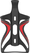 LEZYNE CARBON TEAM WATER BOTTLE CAGE - BLACK/RED