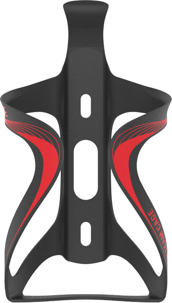 LEZYNE CARBON TEAM WATER BOTTLE CAGE - BLACK/RED