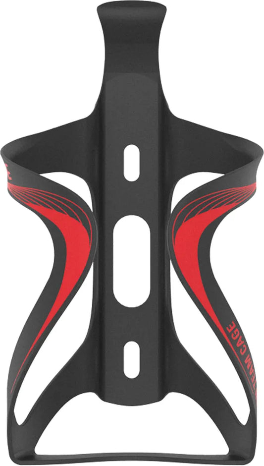 LEZYNE CARBON TEAM WATER BOTTLE CAGE - BLACK/RED