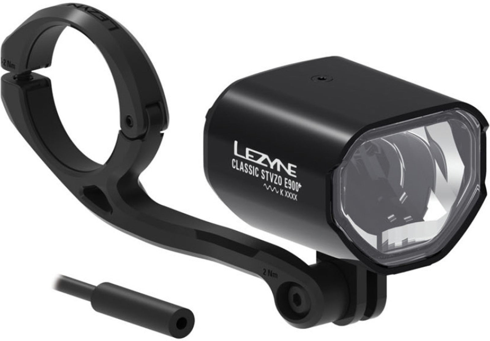 LEZYNE CLASSIC STVZO E900+ LIGHT - BLACK/WHITE