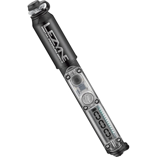 LEZYNE CNC DIGITAL PRESSURE DRIVE MINI PUMP - BLACK/GLOSSY