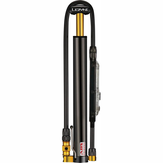 LEZYNE CNC MICRO FLOOR DRIVE DIGITAL HPG MINI PUMP - BLACK/GLOSSY