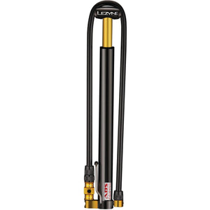LEZYNE CNC MICRO FLOOR DRIVE HP MINI PUMP - BLACK/GLOSSY