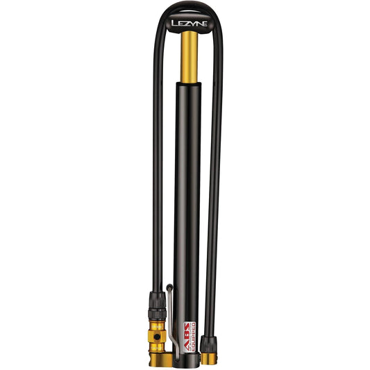 LEZYNE CNC MICRO FLOOR DRIVE HP MINI PUMP - BLACK/GLOSSY