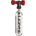 LEZYNE Control Drive CO2 Pump Shrader/Presta Regulator + 16g CO2 Cartridge - Red