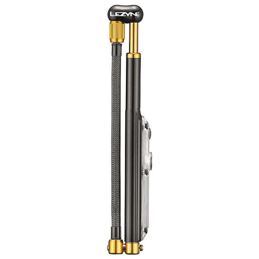 LEZYNE DIGITAL SHOCK DRIVE Floor Pump - BLACK/GOLD
