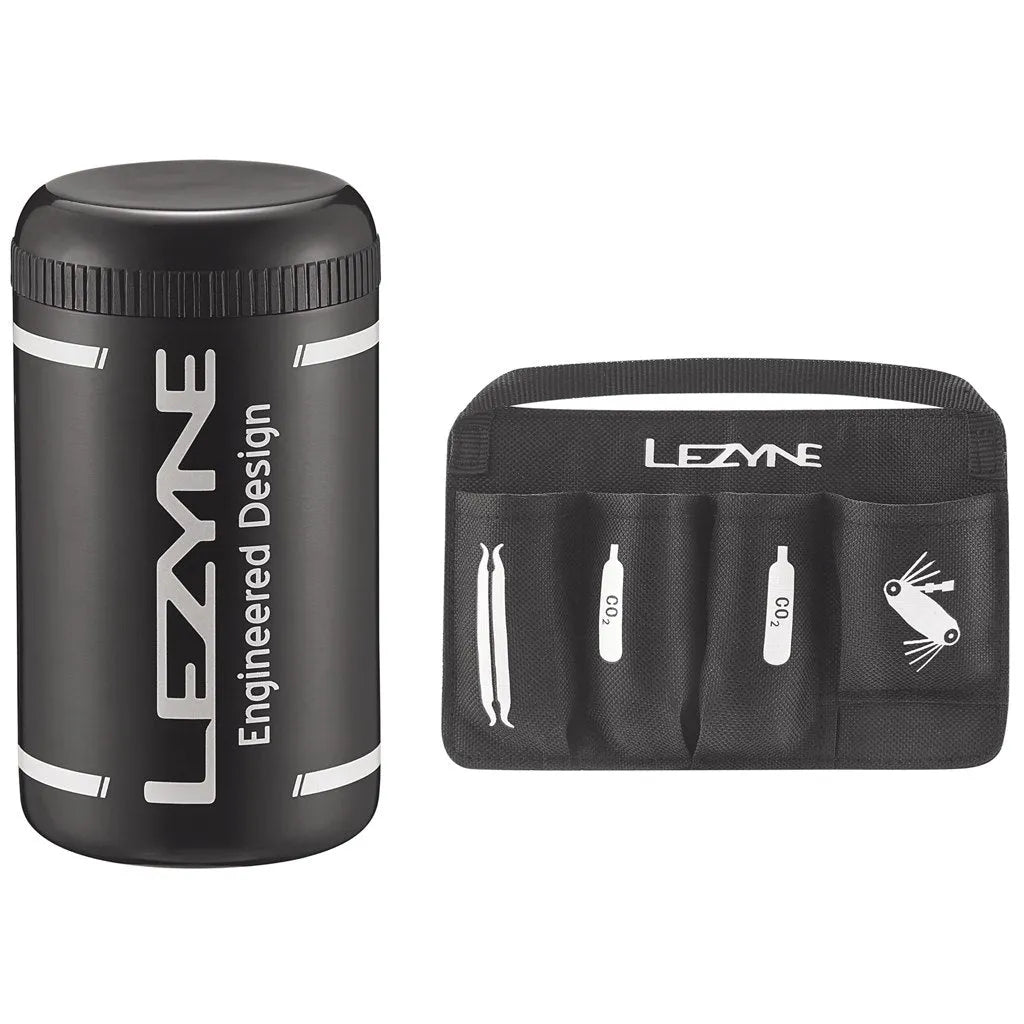 LEZYNE Flow Caddy + Oraginzer Tool Storage - Black