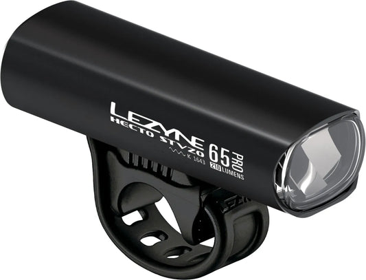 LEZYNE HECTO DRIVE PRO 65 STVZO Front LIGHT - BLACK/GLOSSY/WHITE