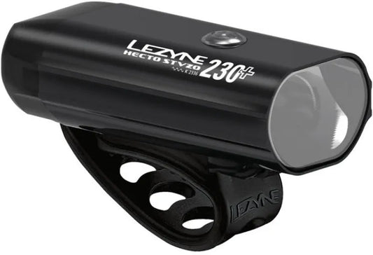 LEZYNE HECTO STVZO 230+ LIGHT - BLACK/GLOSSY