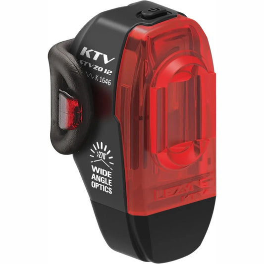 LEZYNE KTV STVZO Rear LIGHT - BLACK/RED